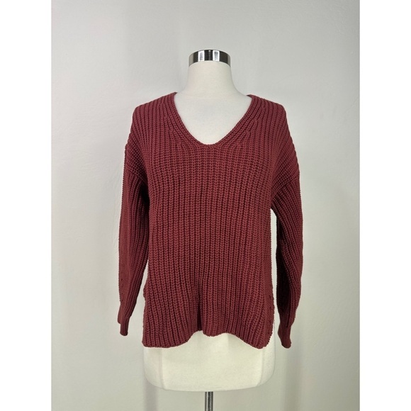 Everlane Casual Long Sleeve Scoop Neck Top - Picture 1 of 9